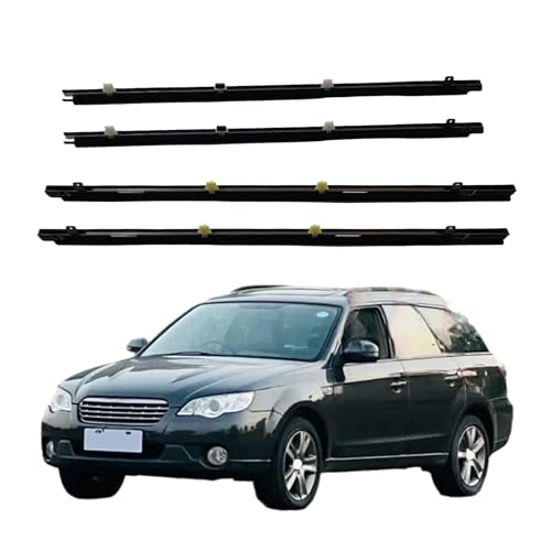 Rushing Wind Sounds from Front Door(s) - 2023 Subaru BRZ 4 4Pcs Car Window Weather Stripping Molding Trim Belt for Subaru Outback 2004-2009 OE# 61280-AG011 61280-AG001 62280-AG011 62280-AG001, Outer Door Window Weatherstrip Rubber Seal