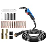 BOSYTRO Torche de Soudage MIG/MAG MB15 AK, 5m avec Connecteur Euro et Set de 22 Pièces d'U...