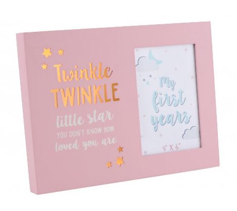 Amazon.com : Pink Baby's Twinkle Twinkle Little Star Light Up & Picture ...