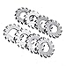 8pcs High Speed Steel M1 Involute Gear Milling Cutters, 22mm Diameter Bore, 20 Degree PA20, Sizes #1-8 for Precision CNC Gear Cutting in Industrial Metalworking