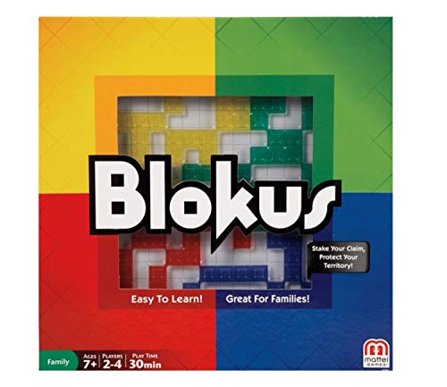 Blokus Strategy Board Game Bundle With Mr Dice Drawstring Bag #TOP2
