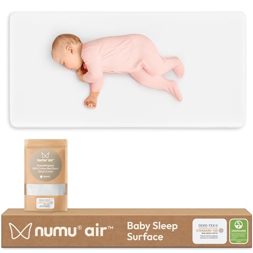 NUMU Air Baby Sleep Surface: Air Net Breathable Crib Mattress for Fast CO2 Dispersion; Permeable Baby Mattress to Prevent Fluid Pooling; Crib Mattress for Air Circulation; Orthopedic Mattress for Crib