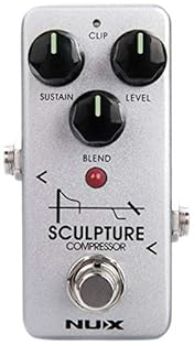 Adjustable sustain and level Blend control to feed in some natural attack Selectable soft clip and clean modes Power supply 9Vdc (centre-negative power adaptor required)