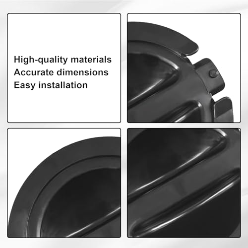 Image of Front Black Leaf Liner Cover Replace 55079292AD 55079293AD Compatible for Jeep Grand Cherokee 2011 2012 2013 2014 2015 2016 2017