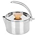 Bouilloire en acier inoxydable, bouilloire pliante portable, bouilloire épaisse multifonctionnelle, théière, cafetière, bouilloire pour barbecue, convient au camping en plein air et au pique-nique
