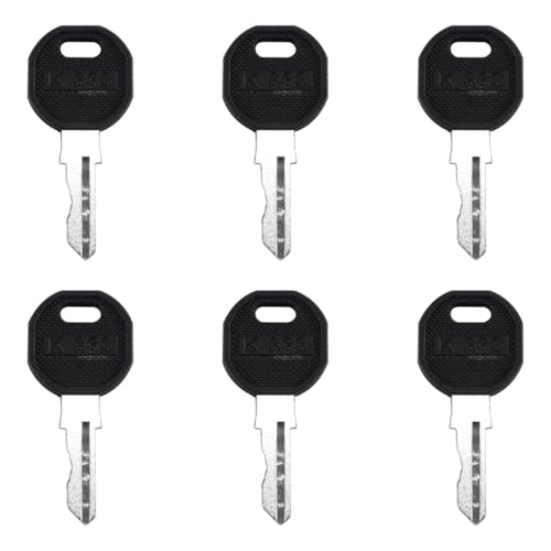 Alide 6 Piezas De Repuesto Para Llave De Gabinete K333 1108-1-1 1108-U35, Compatible Con Cilindro De Cerradura K333 Emk Hoffman Network Cabinets
