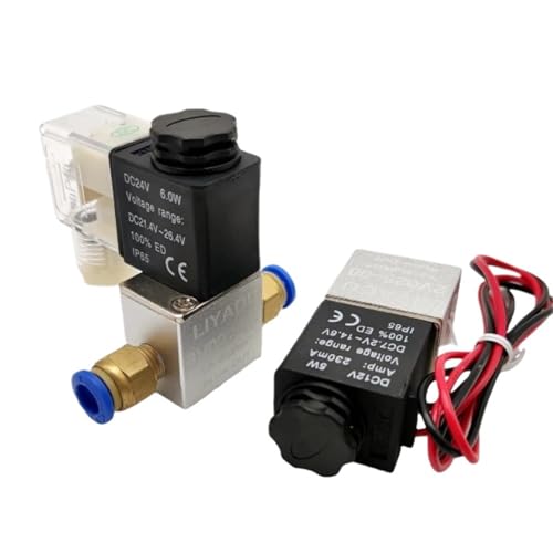 Électrovanne G1/8 2V025-06 Normalement Fermé à LED pour bloquer les fuites d'eau