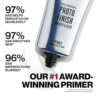 Smashbox The Original Photo Finish Smooth & Blur Makeup Primer | Instantly Smooths and Blurs Fine Lines and Pores | Vitamins A + E