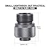 REDCAMP Small Camping Stove Adapter,Input EN417 Lindal Valve. Output:16oz/1lb. Gas Adapter Converts Canister Gas for Propane Gas Device
