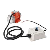 Sunicon Concrete Vibrator, 15W 4000RPM Aluminum Alloy Electric Vibrating Motor with Speed Controller DC...