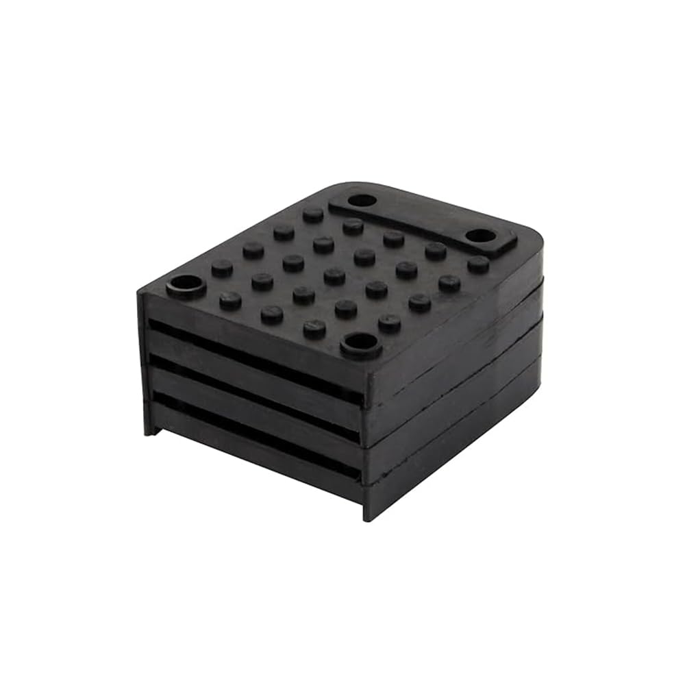 8 almohadillas de goma para pedal de zanco, suelas antizancos, almohadillas de aleación de aluminio, almohadillas de escalera móviles, suelas de zanco, piezas de repuesto para paneles de yeso,