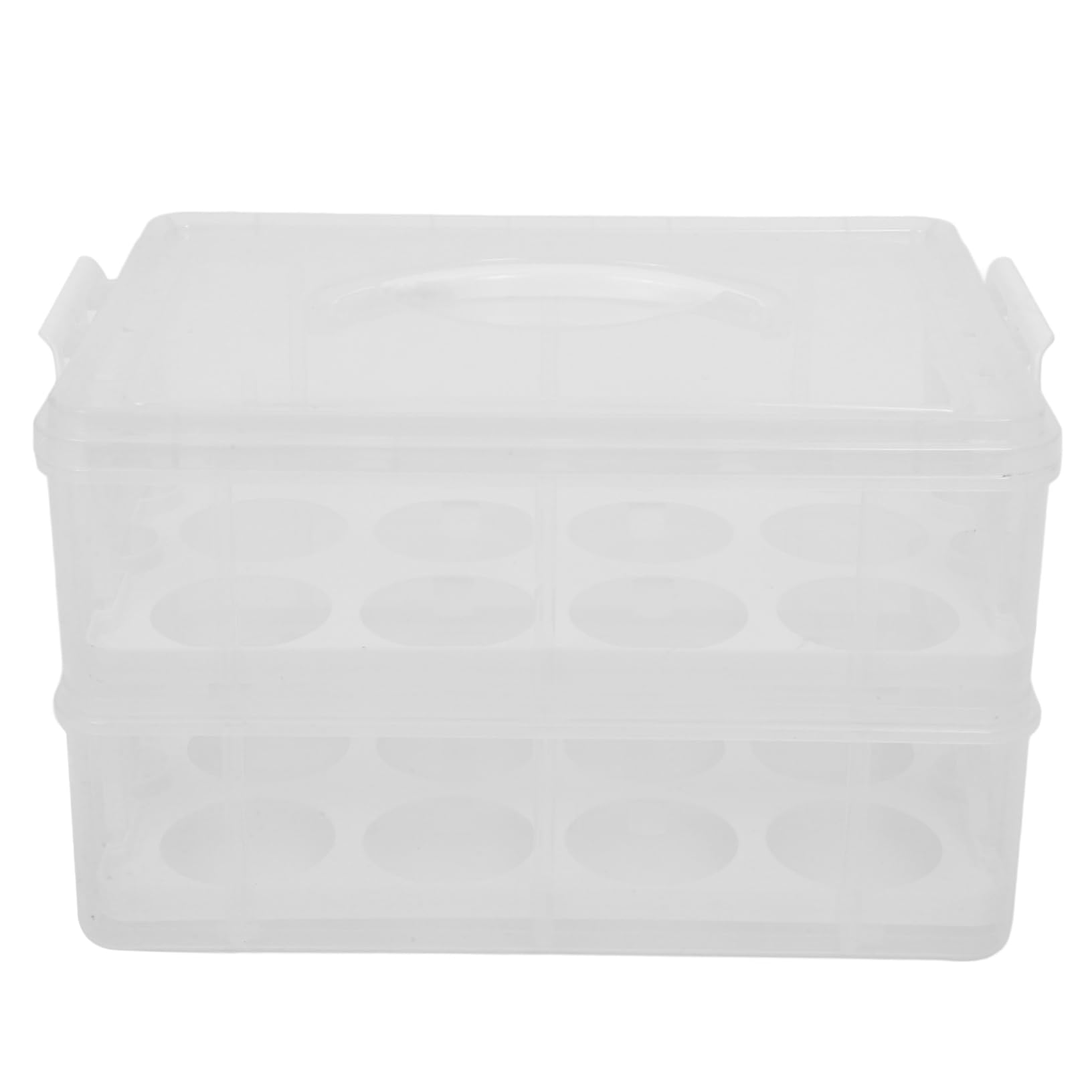 BEBEMOKO Clear Cake Carrier for Cake Box with Preservation Function for Desserts Cupcakes and Pastries Stylish Two Design Holds Cupcakes