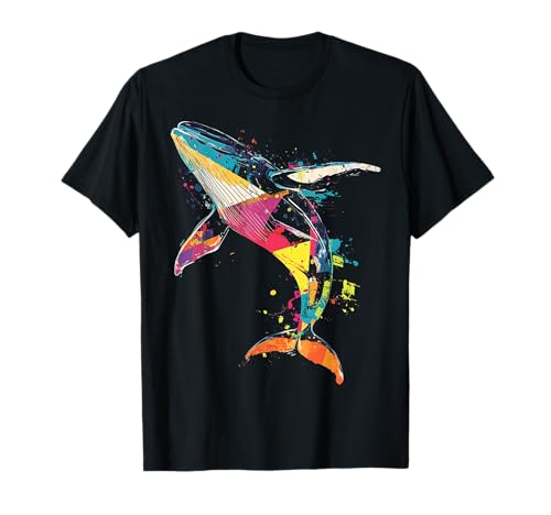 Ballena Animal Arte Gráfico Ballena Camiseta