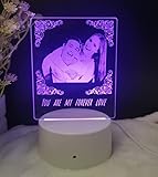 lampara para fotografia La iluminación personalizada es el regalo más creativo: puede iluminar la foto con diferentes colores de luz, cada detalle en la foto refleja la fuente de luz, por favor tenga en cuenta que nuestra iluminación personalizada es una imagen tallada en 3D. El sentido tridimensional es muy fuerte. En Navidad, San Valentín, cumpleaños son regalos especiales.