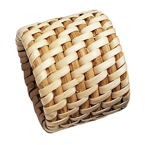 Toyvian Handgefertigte Filigrane Handgeflochtene Serviettenringe aus...