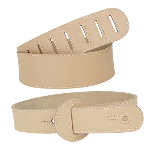 Sangle de guitare en cuir véritable Abaodam pour un confort optimal en concert