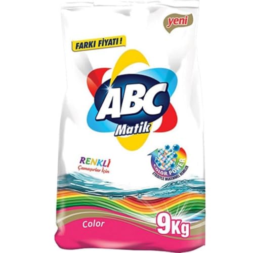 ABC Waschpulver Color 9 kg – zuverlässige Reinigung bei 30–60 °C für farbige Textilien