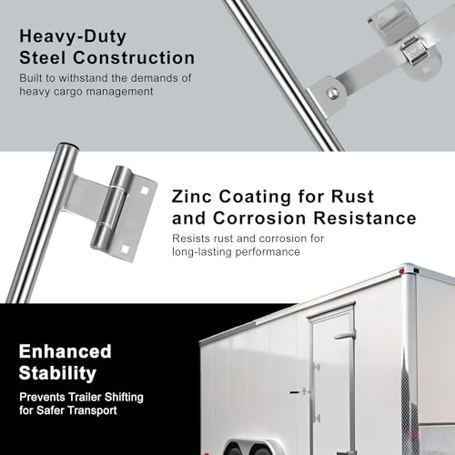 LandCamp ProCamp 45" Trailer Swing Door Hinged Cam Bar Lock Hasp Latch Handle Utility Cargo