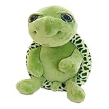Material: Plüsch YZGSBBX 20 cm gefüllte gefüllte schildkröte Spielzeug grün große Augen gefüllte schildkröten schildkröte Tier plüsch Baby Spielzeug Geschenk Geburtstag Plüschspielzeug