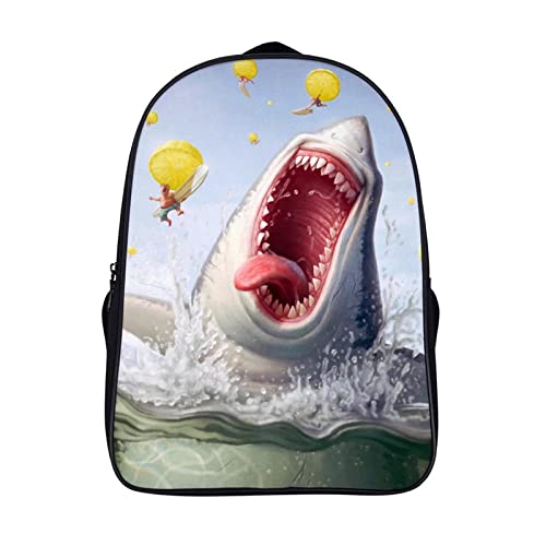 Cartable pour enfants Requin 3D grand sac à dos école primaire pour garçons filles
