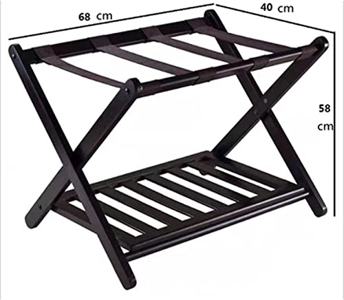 Porte-bagages en bois pliable protège vos murs
