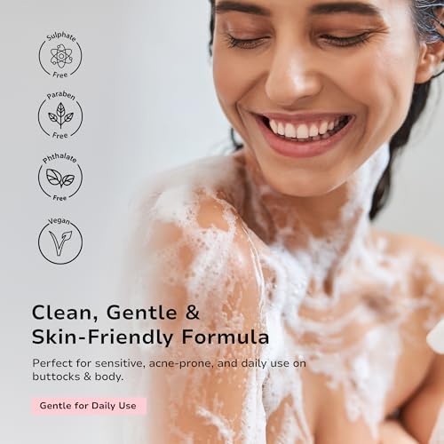 Image of BellamiLuxx Butt Acne Treatment Set: Acne Soap Bar + Butt Treatment Lotion for Breakouts on Buttocks, Thighs, Back, Chest & Ingrown-Prone & Folliculitis-Prone Skin - Helps Reduce Body Breakouts