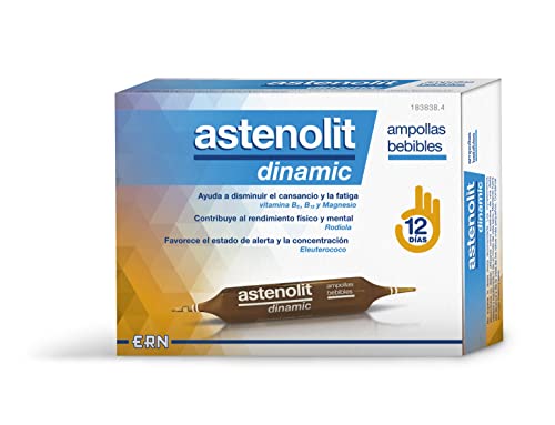 Astenolit Dinamic Ampollas Vitaminas 250 g, negro