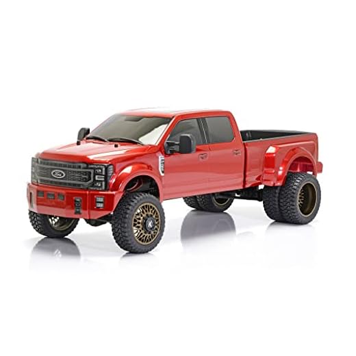 CenRacing 8982 Ford F450 SD 1/10 4WD RTR (RED Candy Apple) Custom Truck DL-Series