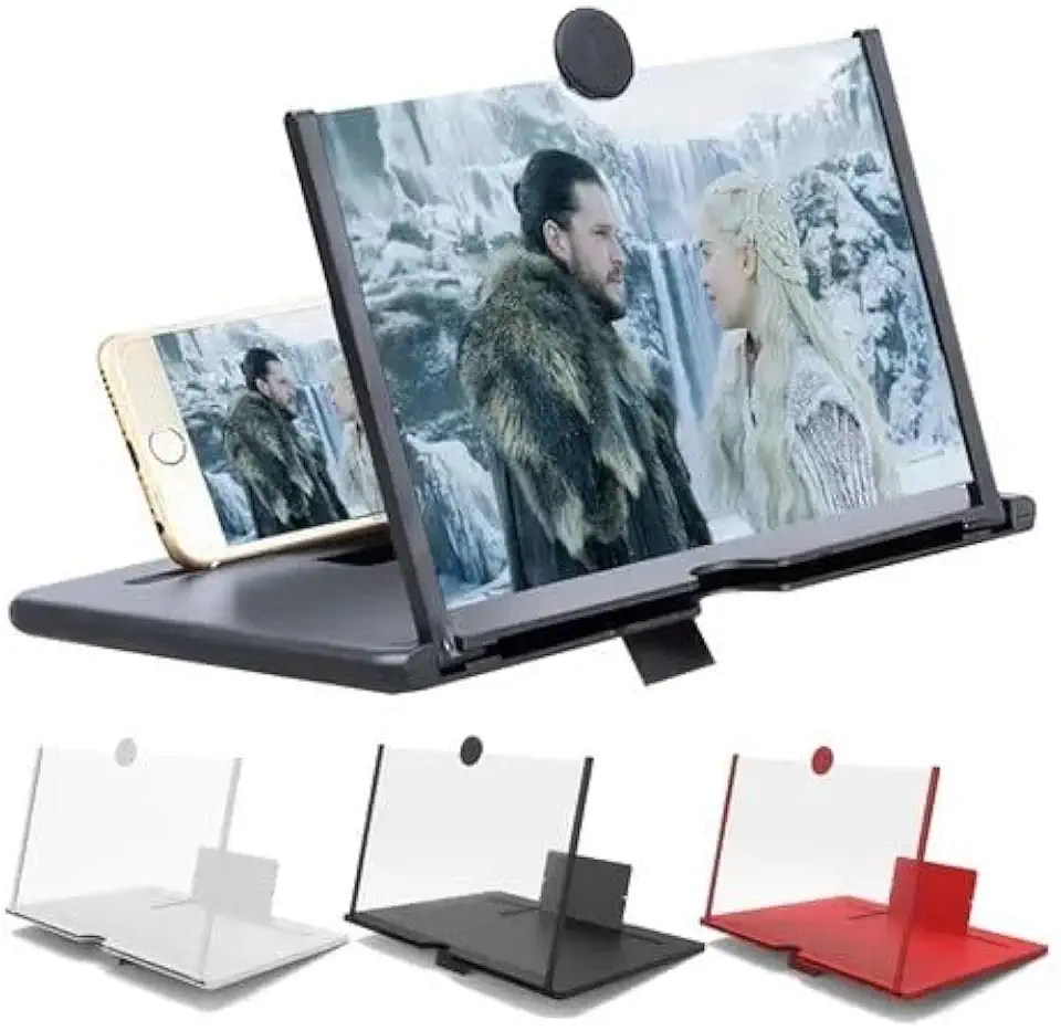 Amplificador De Imagem Do Celular Aumento Tela Ampliada 3D Para Jogar Jogos Assistir Filmes Séries