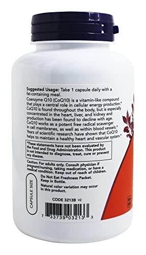 Coq10 100Mg 180 Vcaps From Now Foods #TOP12