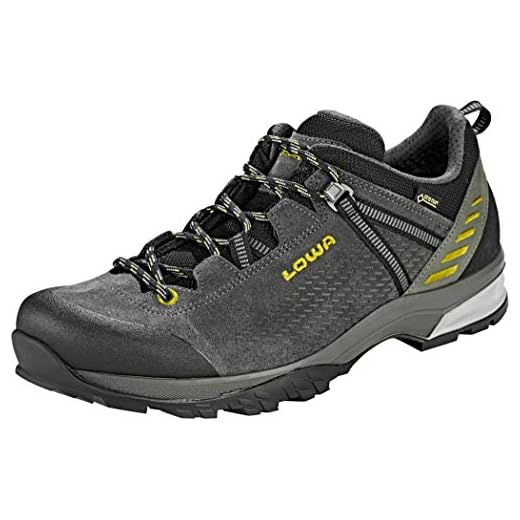 Lowa Ledro GTX Lo Men Größe UK 9 anthrazit/Kiwi