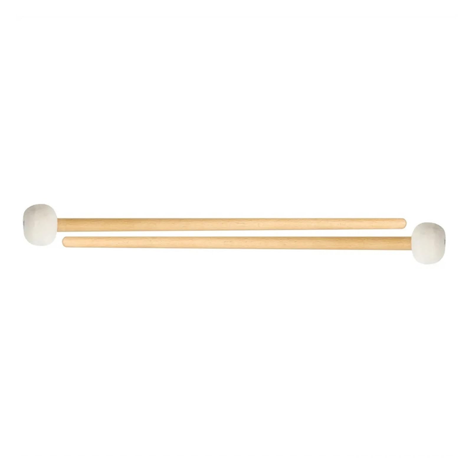1 Par De Mazos De Timbales De Fieltro De Madera Maciza