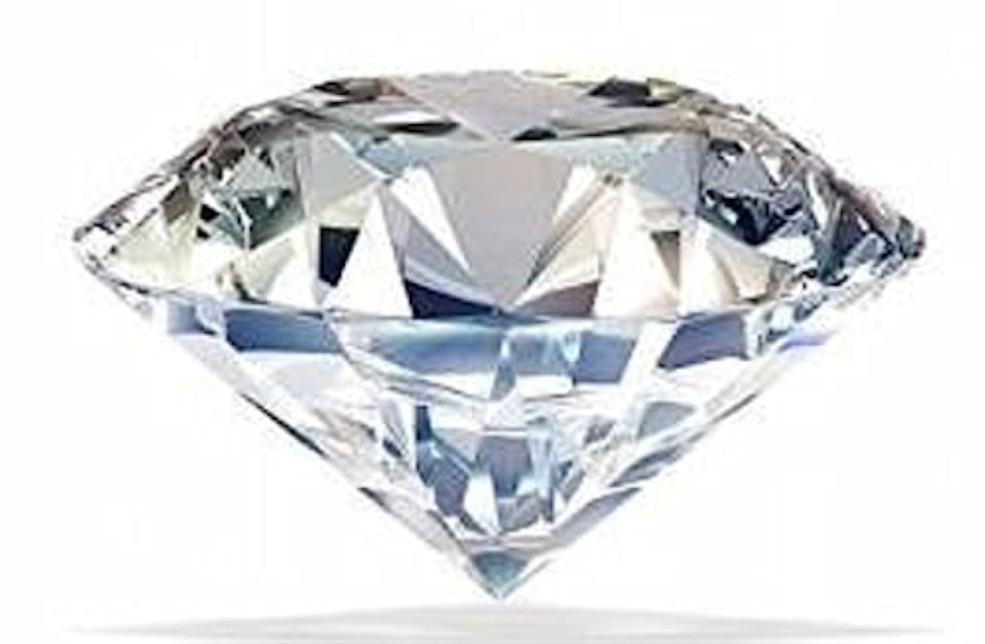 Natural White Zircon Gold Plated Pendant, 6.25 Ratti