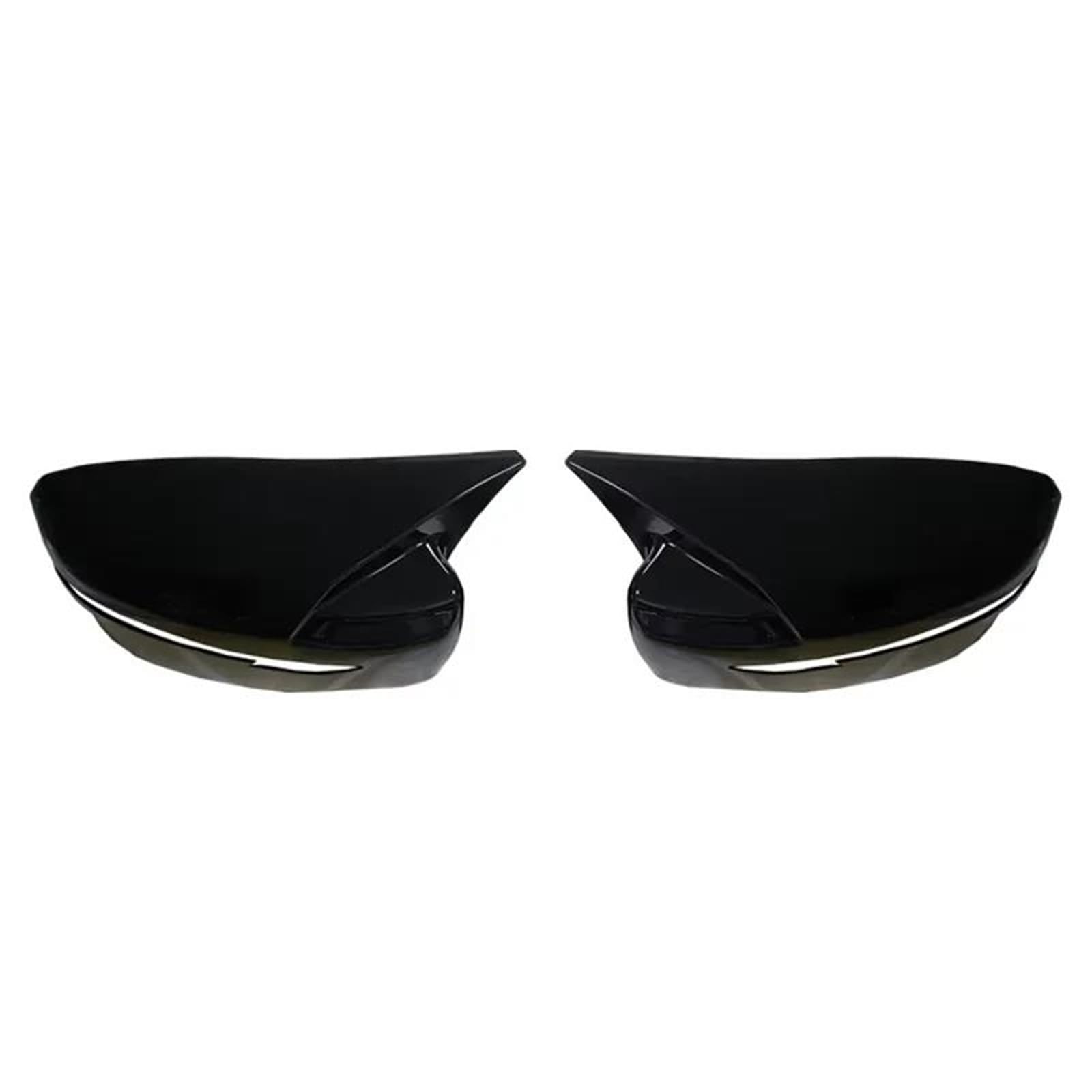 Zapora Gloss Black For Nissan For Serena C27 2016-2023 Car Sticker Rearview Side Mirror Cover Wing Cap Exterior Case Trim Vehicle Decor(Gloss Black)