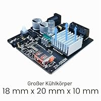 DollaTek ZK-502M Audio Mini 2.0 Stereo 50W + 50W Bluetooth Digitalverstärkermodul 50W * 2 AMP Amplificador Heimkino AUX USB – Ansicht 3