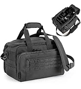 VEAGIA Pistol range bag Gun bag Pistol case Gun case Magazine Lockable double-layer explosion pro...