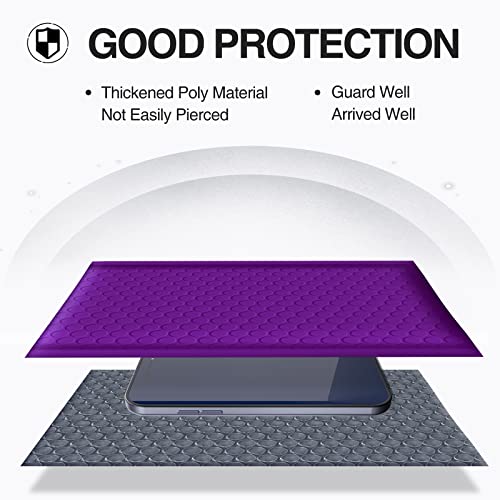 Image of UCGOU Bubble Mailers 4x8 inch Purple 50 Pack Usable Size 4x7 inch Padded Envelopes | Opaque Self Seal Adhesive Waterproof Boutique Padded Envelopes for Jewelry Makeup Small Bubble Mailers for Trading Cards #000