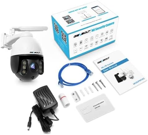Miniatura 9 de GENBOLT Cámara de seguridad 3G4G LTE PTZ al aire libre 2.5K, zoom óptico 9X PoE CCTV Cámara de vigilancia IP con tarjeta SIM, reflector de 5MP de