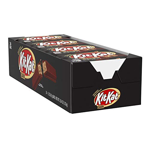 KIT KAT Dark Chocolate Wafer Candy, Easter, 1.5 oz Bars (24 ct)