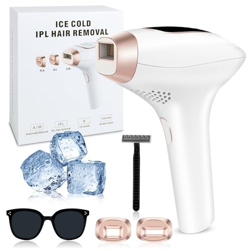 BUTBU 3 en 1 Depiladora Laser IPL con Mode HR/RA/SC, 999999 Flashes, 9 Nivel de Energía, Depiladora de Luz Pulsada IPL con Función de Enfriamiento, para Piernas, Bikini, Axilas, Cara, Cuerpo - imagen 5