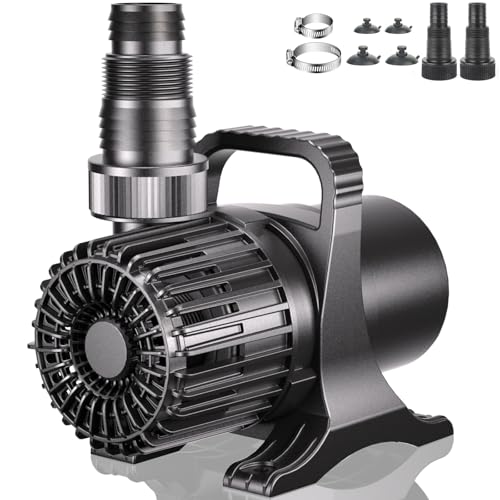 WaterRebirth (2900GPH-155W,UL listed) High Flow Large Fountain Submersible Water Pond Sump Pump Aquarium Electric Waterfall Pump Outdoor PS- 2900