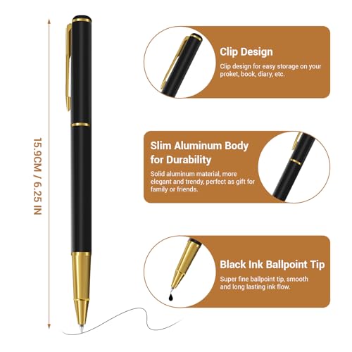 Carnet A5 avec stylo noir professionnel pour la prise de notes - 3