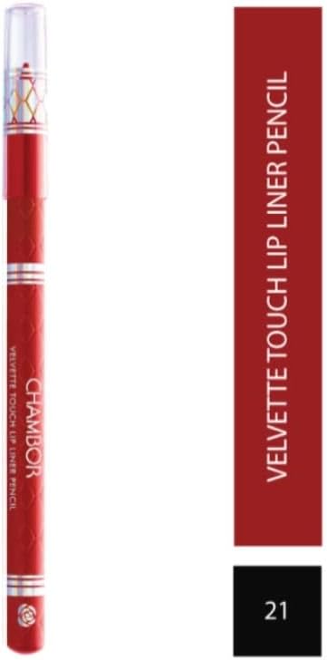 Chambor Velvette Touchup Lipliner Pencil, Shade No Rd21