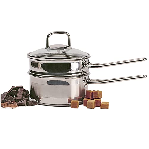 Norpro - 238 Norpro Krona 1.5 Quart Stainless Steel Double Boiler, Holds 1.5Qt/1.4L, As Shown #TOP27