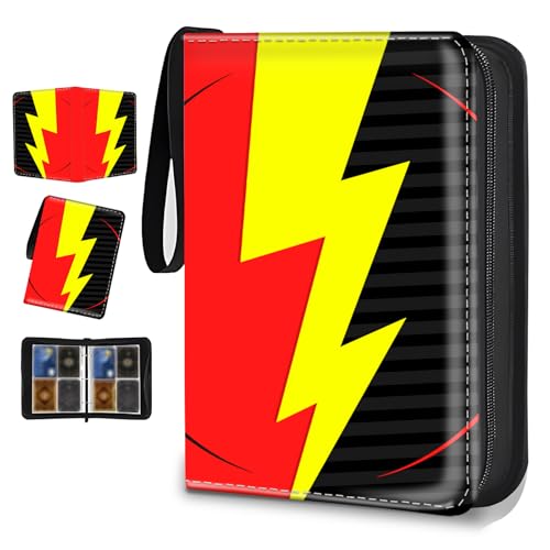 Card Binder for Trading Cards 4-pocket 400 Pockets.Trading Card Holder Album Book Case for TCG.with 50 Removable Sleeves.for Collectors Boys Girls Toys Gift