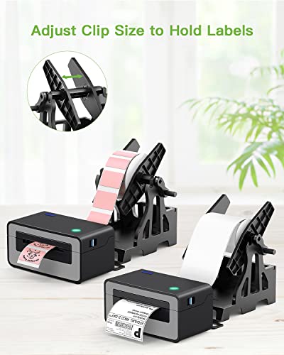 Label Holder, Nelko Thermal Label Holder For Rolls And Fan-Fold Labels, Label Roll Holder For Desktop Label Printer Accessory, Label Holder For Thermal Printers, Shipping Label Holder For Office/Home #TOP3