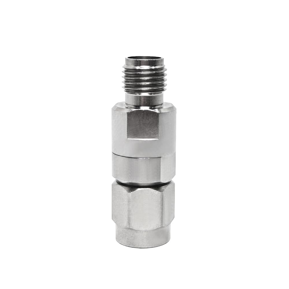 Adaptateur SMA mâle à Femelle Haute Tension en Acier Inoxydable, connecteur de câble Coaxial 0~18G, 50 Ohm, 1 pièce