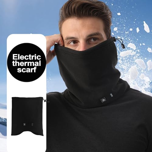 Bufanda calefactable USB con control de temperatura de tres velocidades en terciopelo suave 4