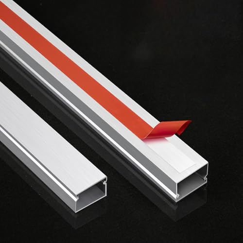 calpestabile passacavi Canalina Portacavi In ​​acciaio Inox Da 50, 80, 120, 150, 180 Cm Di Lunghezza, Nascondicavi Per Uffici/officine, Copricavo In Metallo(L W H 50CM x 2CM x 1CM)