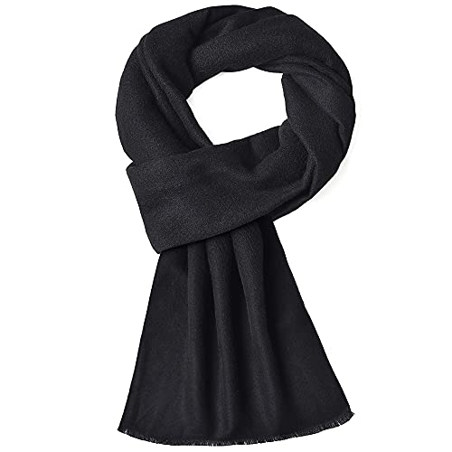 Men Scarves Thick Cashmere Scarf For Men’s Warm Soft Wool Cold Weather Scarf For Winter Autumn